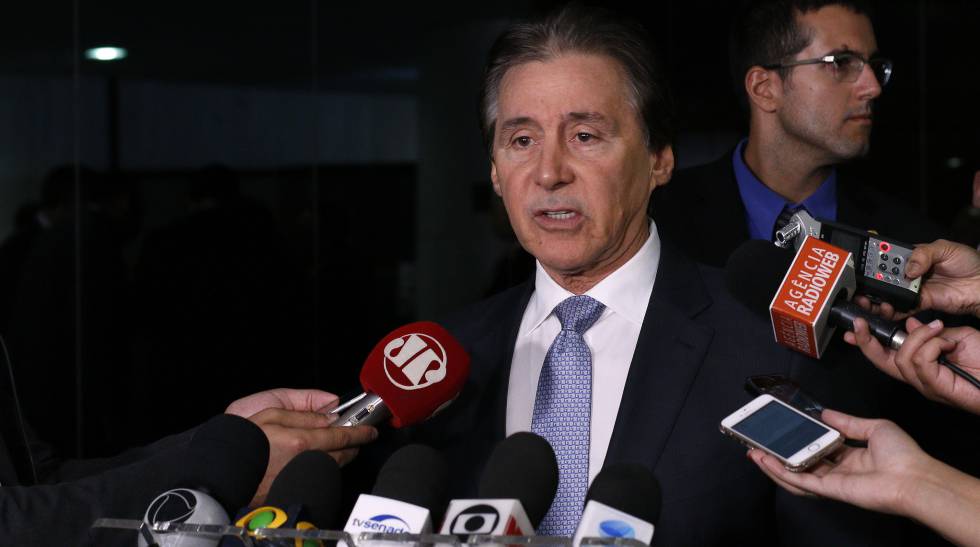 O presidente do Senado, Eunício Oliveira.