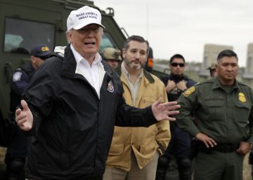 Trump viaja à fronteira e ameaça declarar uma emergência nacional