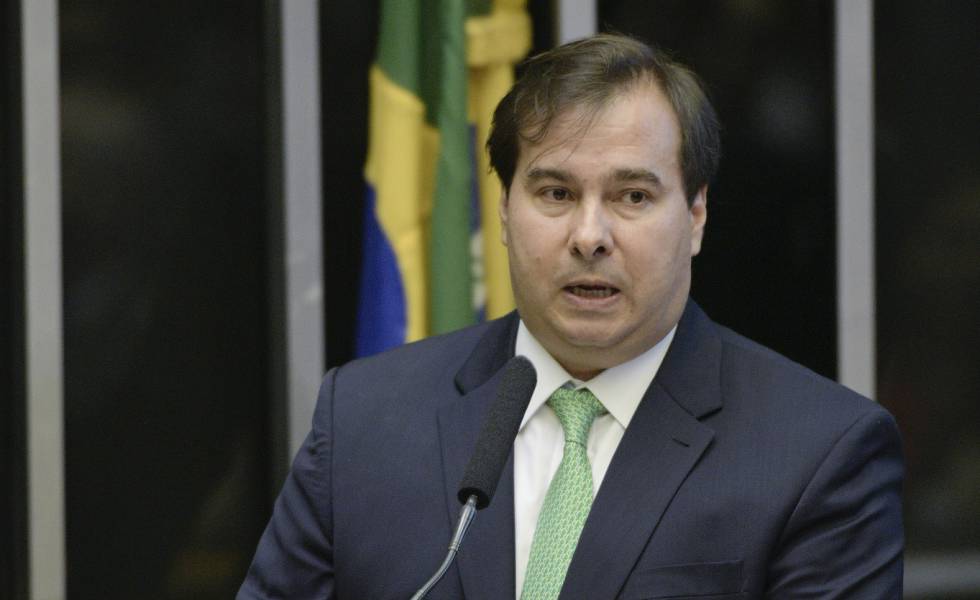 Rodrigo Maia, na Câmara dos Deputados.