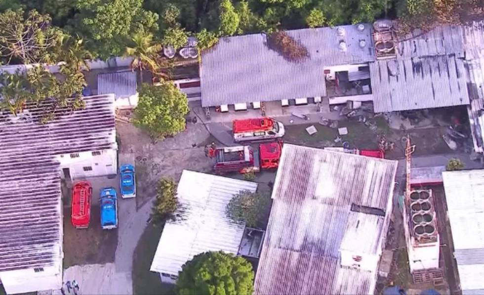 Incendio no Ninho do Urubu