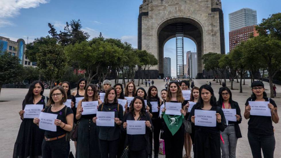 As mulheres na redação do México.