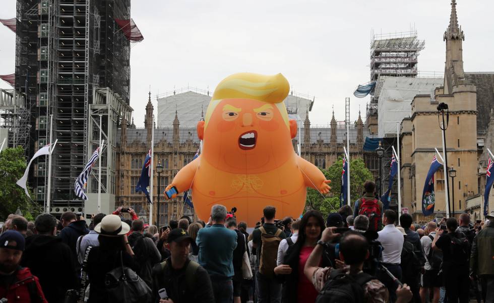 Donald Trump visita Reino Unido