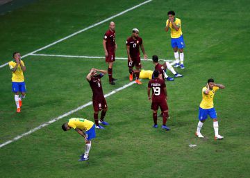 Brasil para na defesa adversária e no VAR, e apenas empata com a Venezuela