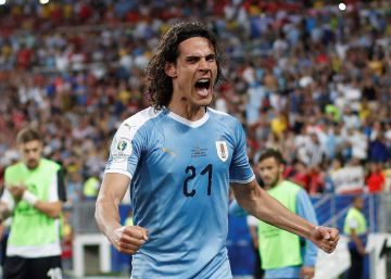 Cavani dá a vitória ao Uruguai contra o Chile na Copa América