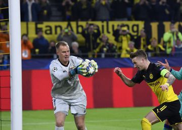 Graças a Ter Stegen, Barcelona estreia na Champions empatando com o Borussia Dortmund