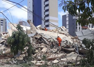A tragédia com o desabamento de um edifício em Fortaleza, em imagens