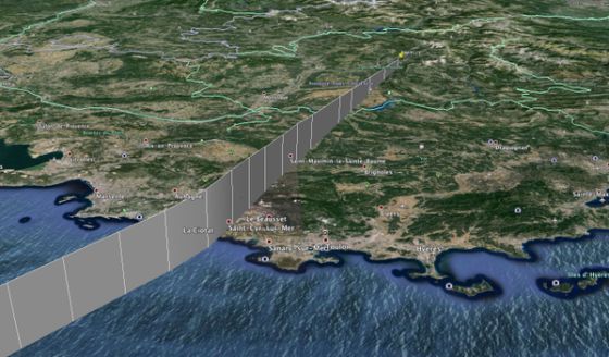 Trajectòria de l'avió segons Airlive.net.
