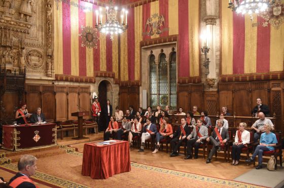 Imatge del ple d'investidura.