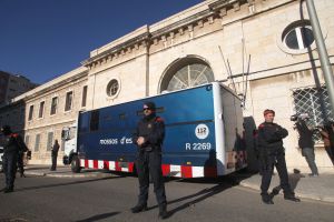 Dispositiu de vigilància dels Mossos.