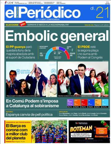 Rajoy ho té negre