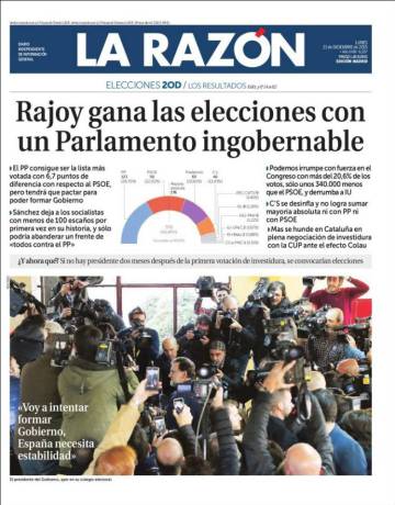 Rajoy ho té negre