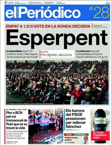 CUP, l’hora dels penals
