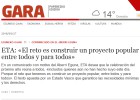 ETA admet que va cometre “errors en ocasions greus i injustos”