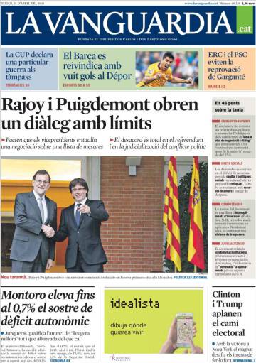 Rajoy, Puigdemont i ‘El Quixot’