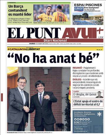 Rajoy, Puigdemont i ‘El Quixot’
