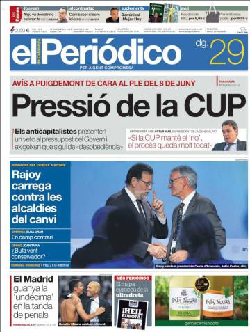 La CUP i els cops