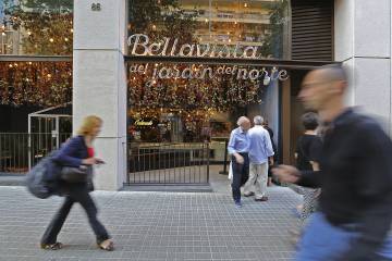L'entrada del restaurant.