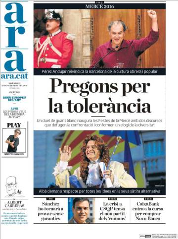 Pregó i “bufonada”