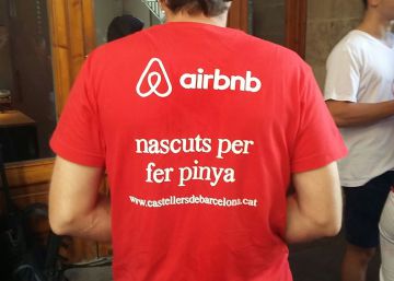 Los Castellers de Barcelona retiran la publicidad de Airbnb