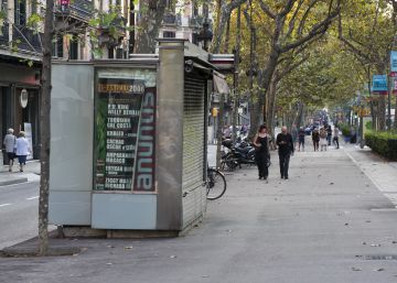 Barcelona té oberts un 30% menys de quioscos de premsa que fa 5 anys