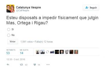 El tuit de les 13:53.