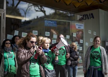 El BBVA demana una ordre d’allunyament per a un activista de la PAH