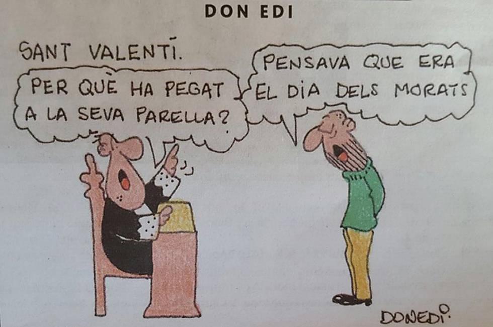 La vinyeta de la polèmica.