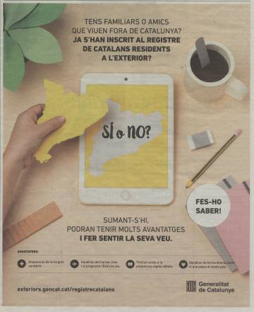 Anunci a 'La Vanguardia'.