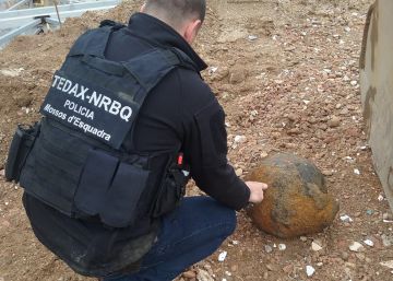 Troben una bomba de dos segles d’antiguitat al Fòrum