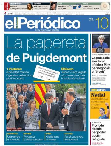 Referèndum, l’endemà de l’anunci
