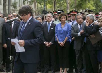Unidad institucional en el homenaje a las víctimas de Hipercor Unidad institucional en el homenaje a las víctimas de Hipercor