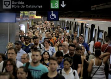 Menys afectació en la vuitena jornada de vaga al metro de Barcelona