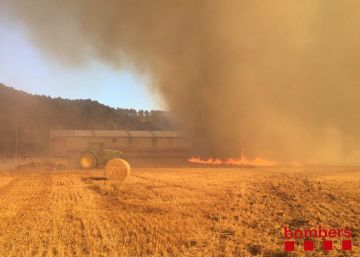 Estabilitzat l’incendi d’Avinyó, que ha cremat 62 hectàrees