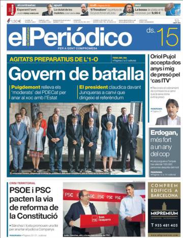 Puigdemont, entre la purga i el blindatge