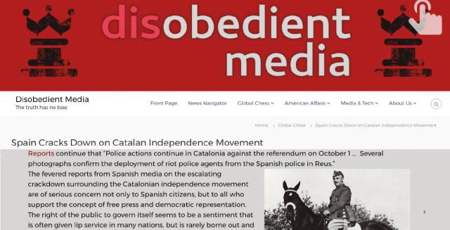 La maquinària d’ingerències russa penetra la crisi catalana
