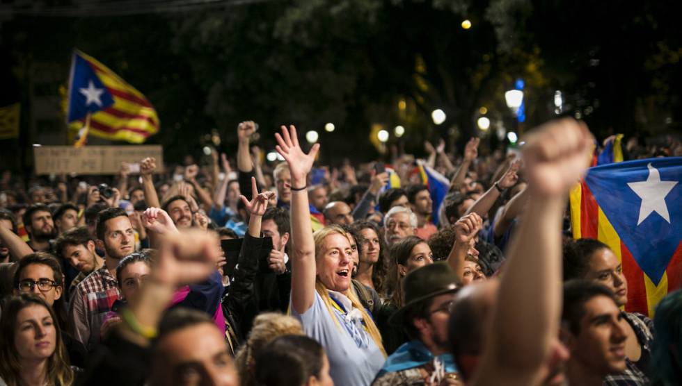 Concentració a la plaça de Catalunya.