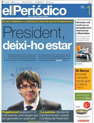 Puigdemont a Brussel·les, què hi fa?
