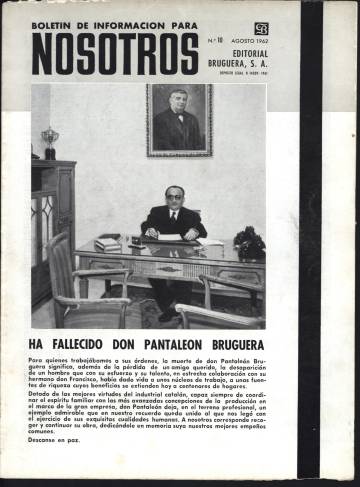 Portada de la revista interna de Bruguera.