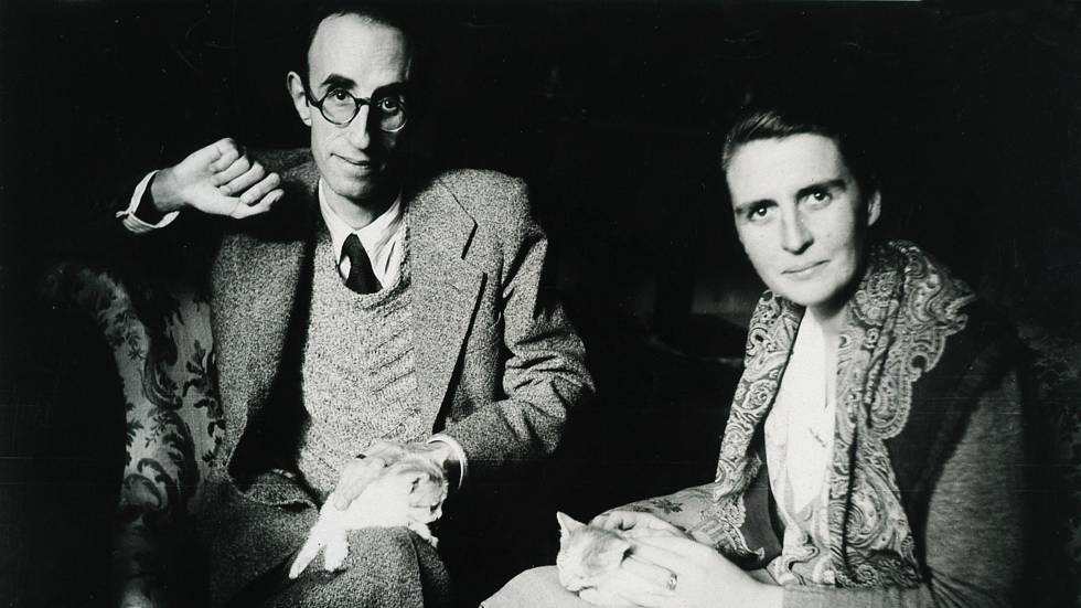 Màrius Torres amb Mercè Figueras.