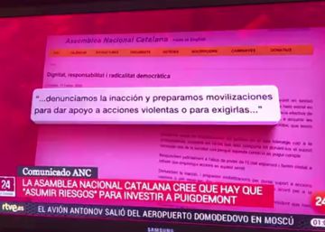 L’ANC denunciarà TVE per traduir “valentes” per “violentes”