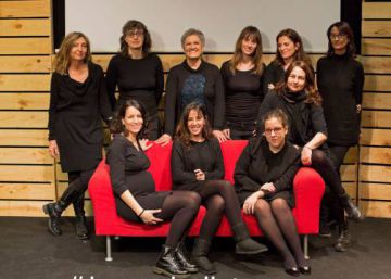 Les periodistes d’EL PAÍS fan la vaga feminista del 8 de març