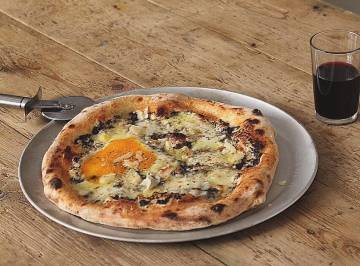 La pizza de tòfona de Parking Pizza.
