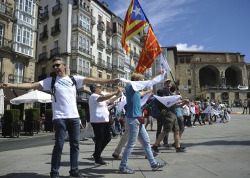 La cadena pel dret a decidir d’Euskadi uneix més de 175.000 bascos
