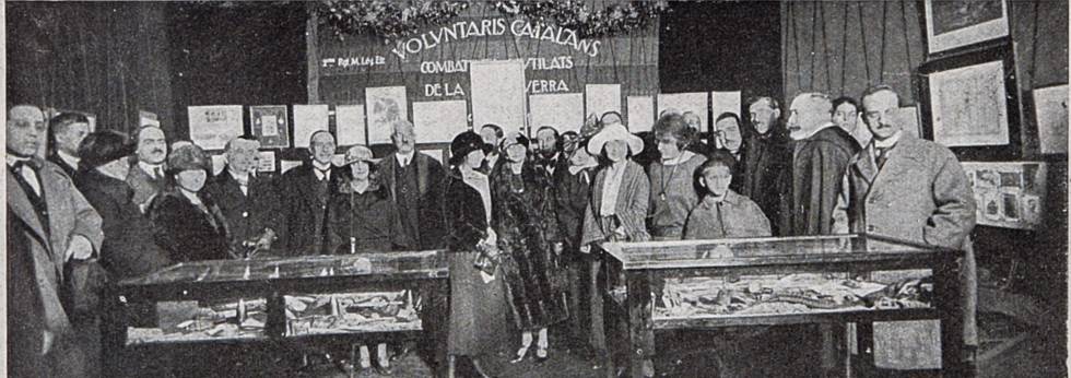 Es van crear entitats en suport dels voluntaris catalans que van anar a la Gran Guerra.