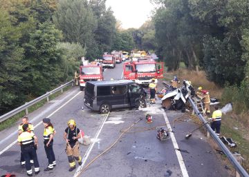 Quatre morts en un xoc entre un turisme i una furgoneta a Girona