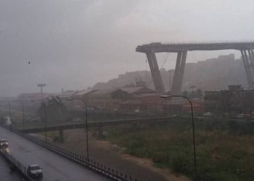 L’esfondrament d’un pont d’una autopista a Gènova causa almenys 37 morts