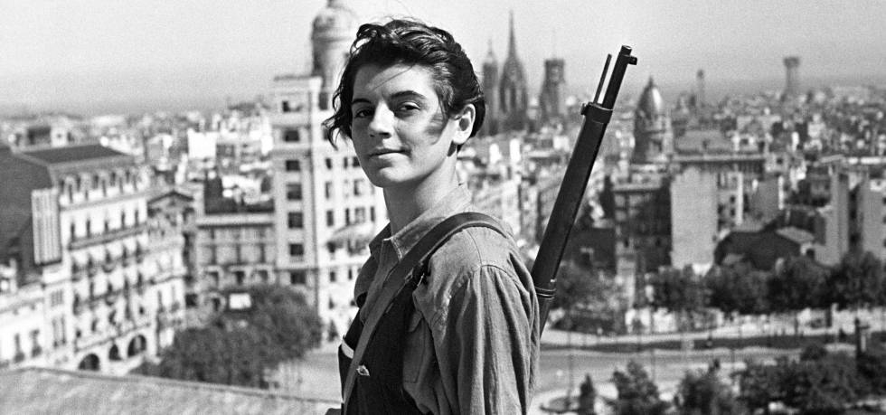 Marina Ginestà, icona de les milícies.
