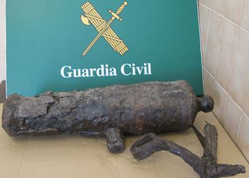 Denunciat un veí de Vilajuïga que venia un canó del segle XVII per internet