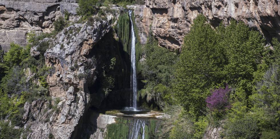 La gran cascada de Sant Miquel del Fai.