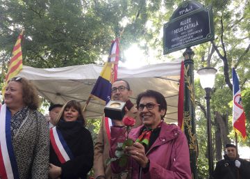 Neus Català ja té el seu carrer a París